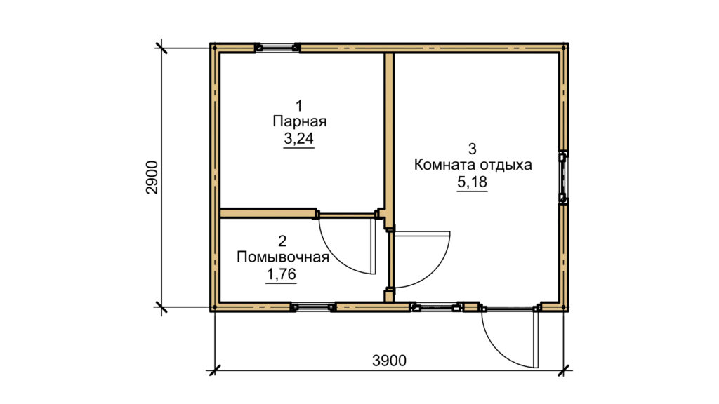БАНЯ ПЛАНИРОВКА